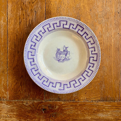 Pattern: English “Key Border” Plate Etruscan Vases – Mid-19th Century – Curiosité Göteborg | Fransk vintageinredning från Curiosité