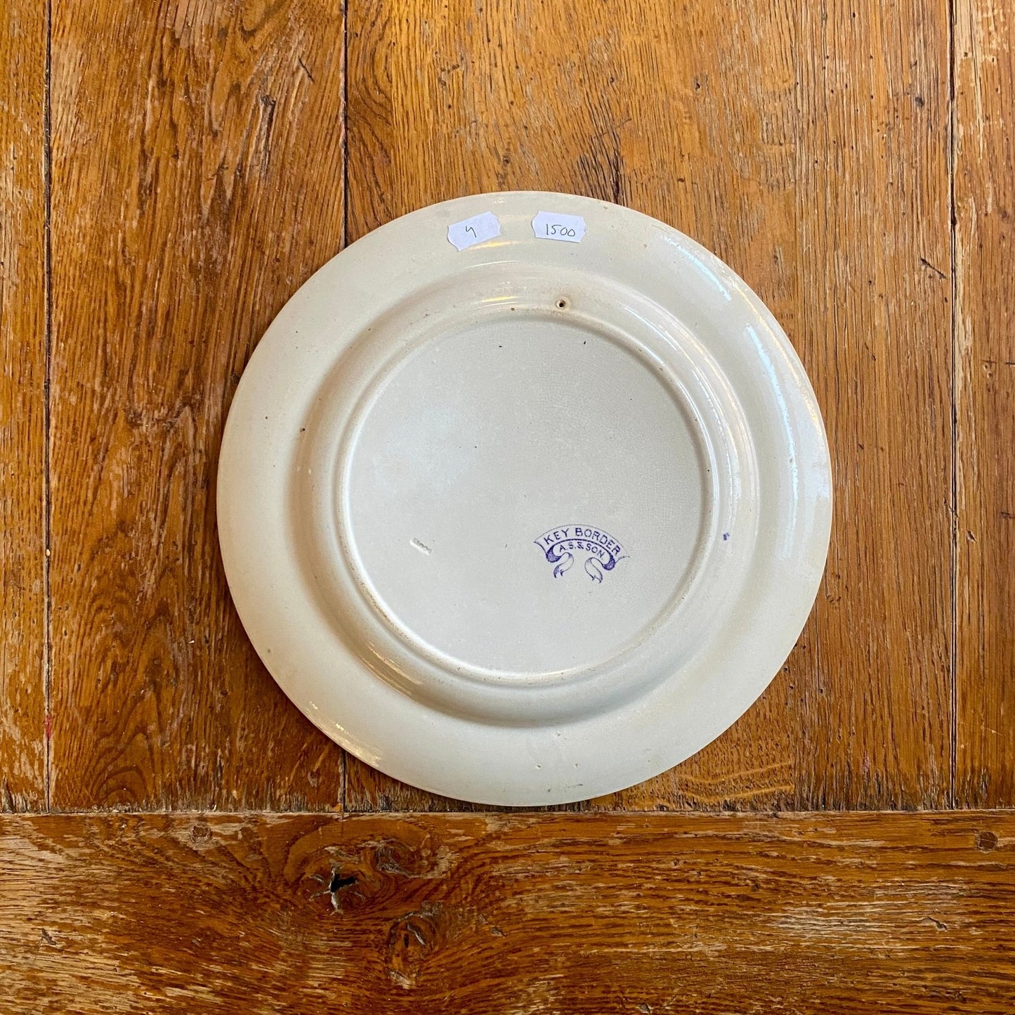 Pattern: English “Key Border” Plate Etruscan Vases – Mid-19th Century – Curiosité Göteborg | Fransk vintageinredning från Curiosité