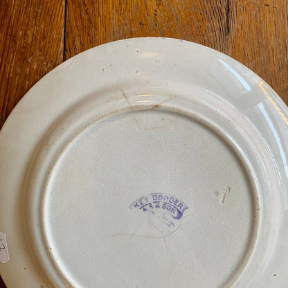 Pattern: English “Key Border” Plate Etruscan Vases – Mid-19th Century – Curiosité Göteborg | Fransk vintageinredning från Curiosité