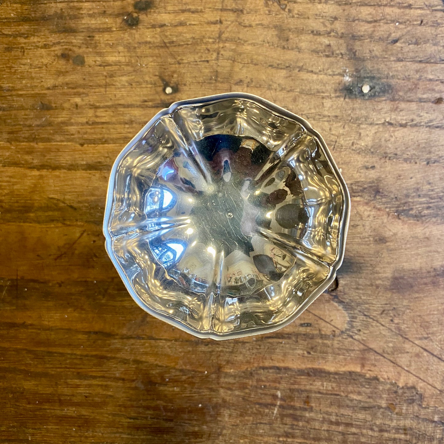 Vintage French Scalloped Dessert Coupe