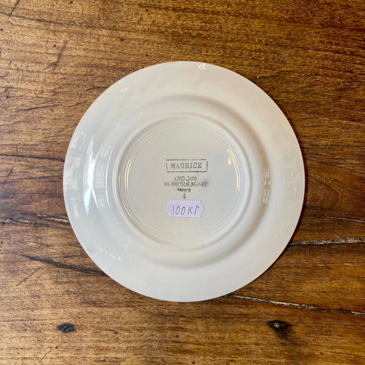 French Vintage Dessert – Digoin Sarreguemines Maurice