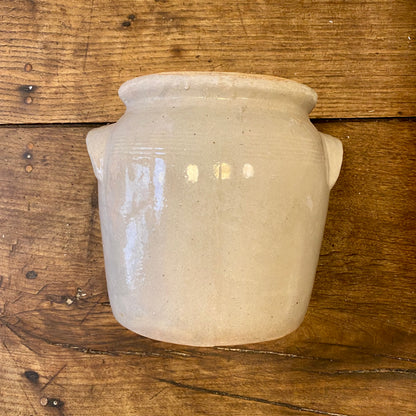 Vintage Fransk Stengodskruka med Handtag