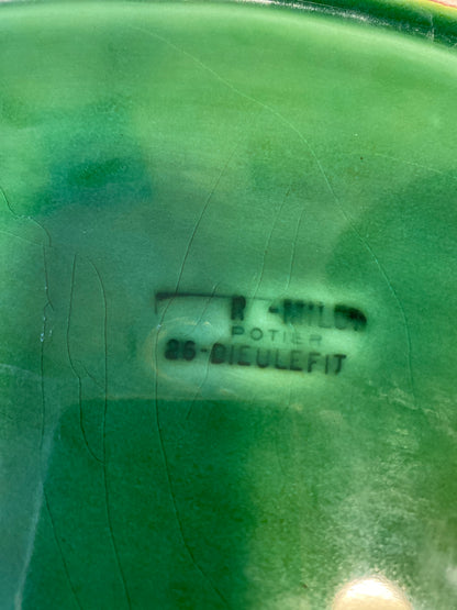 Green Platter by R. Hilch – Dieulefit