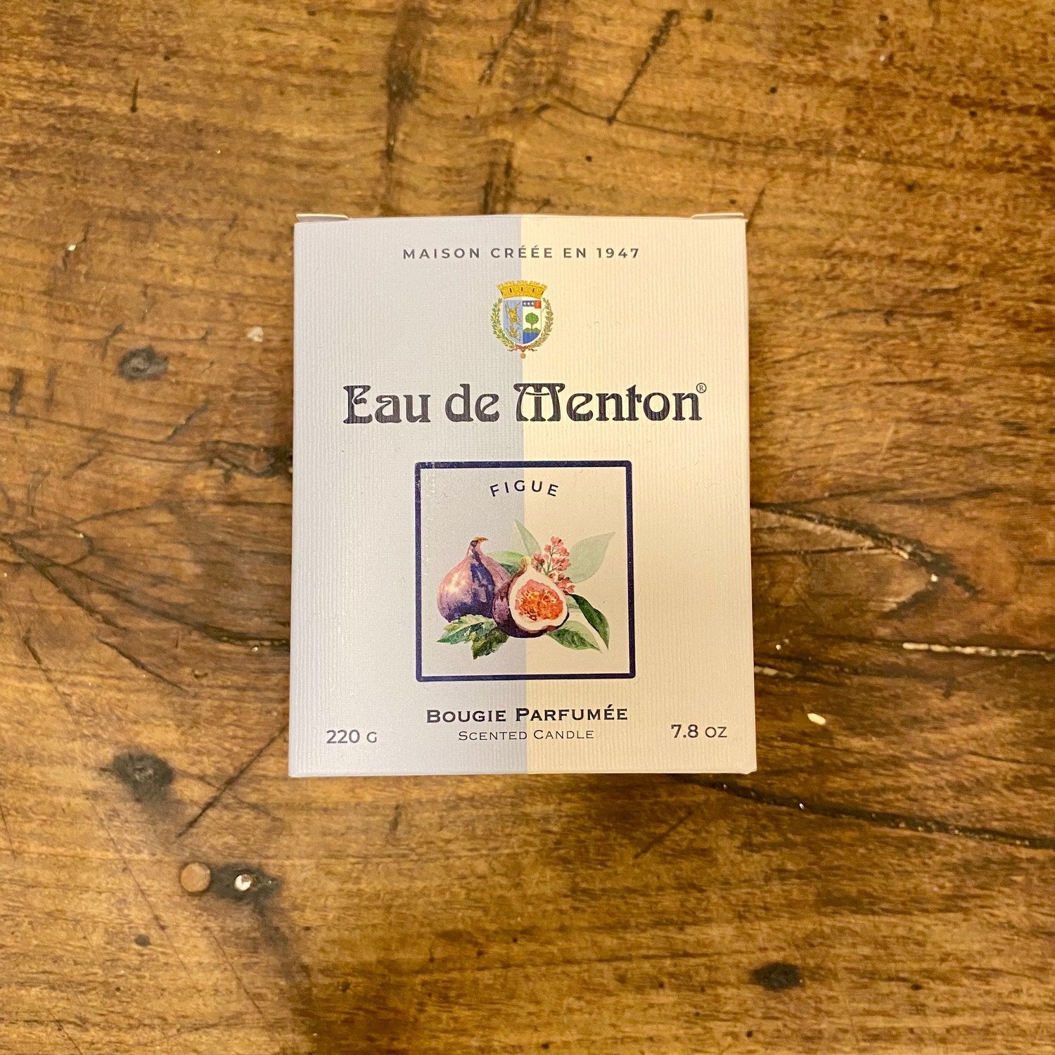 Pattern: Figue Scented Candle from Menton – Curiosité Göteborg | Fransk vintageinredning från Curiosité