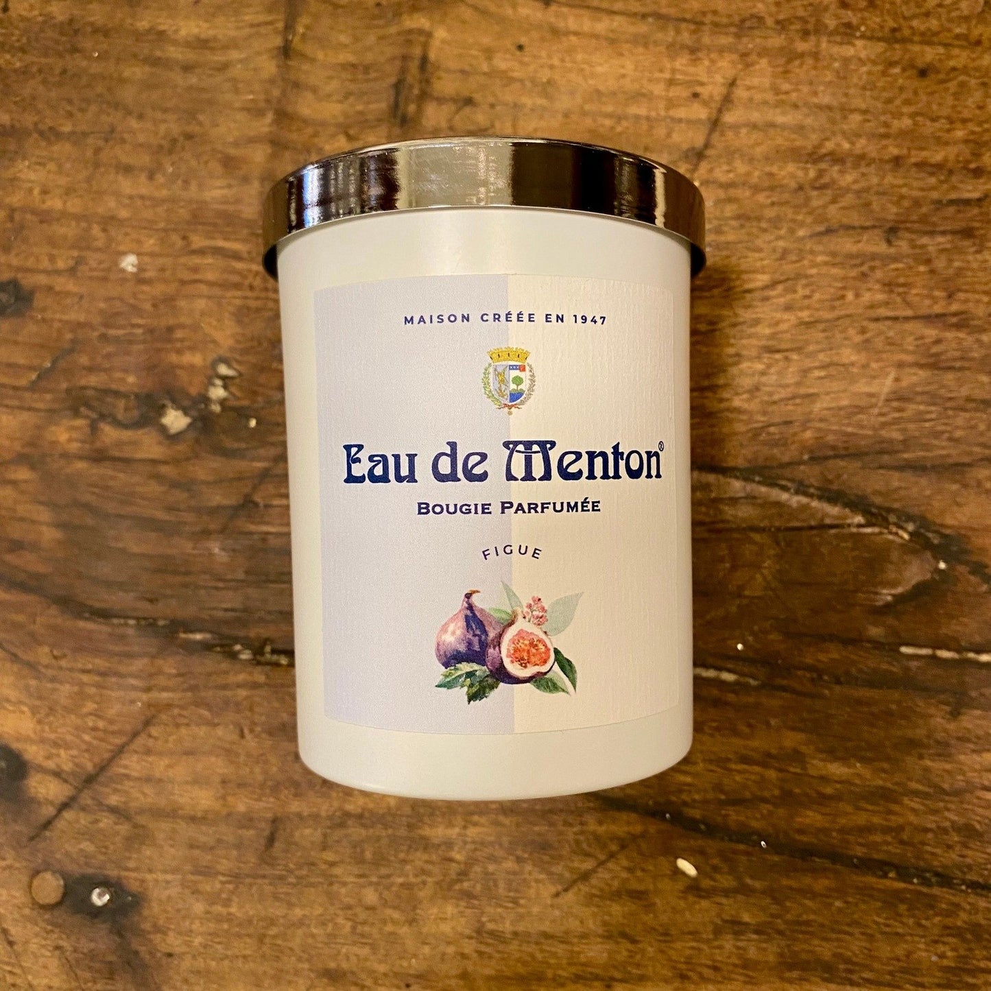 Pattern: Figue Scented Candle from Menton – Curiosité Göteborg | Fransk vintageinredning från Curiosité