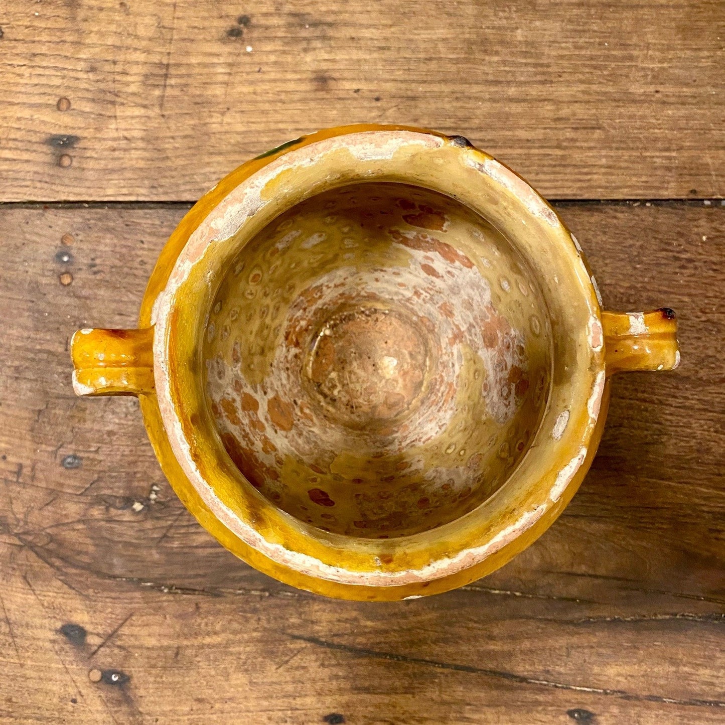 Pattern: French Antique Confit Pot – Ochre Glaze – Curiosité Göteborg | Fransk vintageinredning från Curiosité
