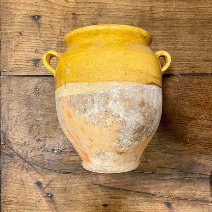 Pattern: French Antique Confit Pot – Ochre Glaze – Curiosité Göteborg | Fransk vintageinredning från Curiosité