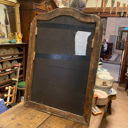 Pattern: French Antique Mirror – Louis-Philippe Style with Soft Grey Patina – Curiosité Göteborg | Fransk vintageinredning från Curiosité