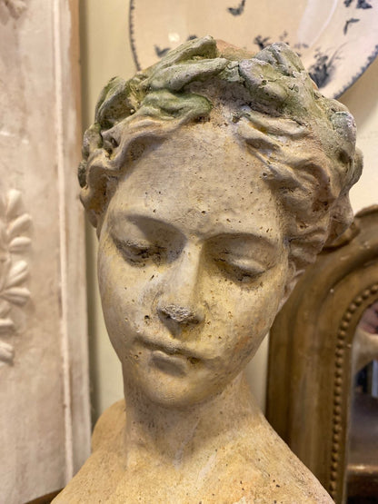 Pattern: French Bust Sculpture – Curiosité Göteborg | Fransk vintageinredning från Curiosité