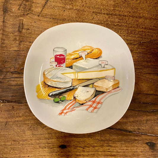 Pattern: French Cheese Plate – “Brie et Camembert” – Curiosité Göteborg | Fransk vintageinredning från Curiosité