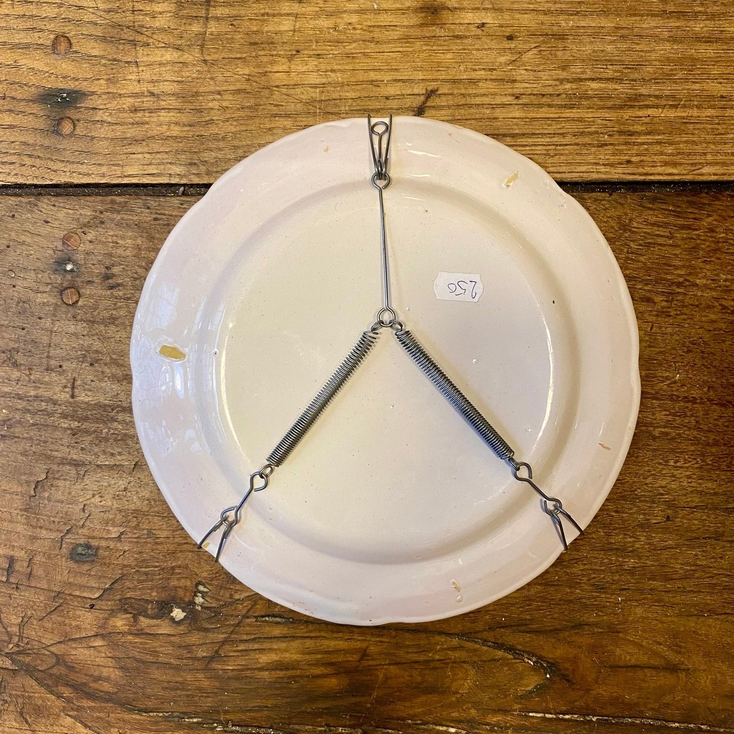 French Faience Wall Plate