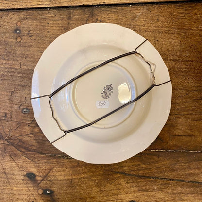 French Lunéville Faience Wall Plate