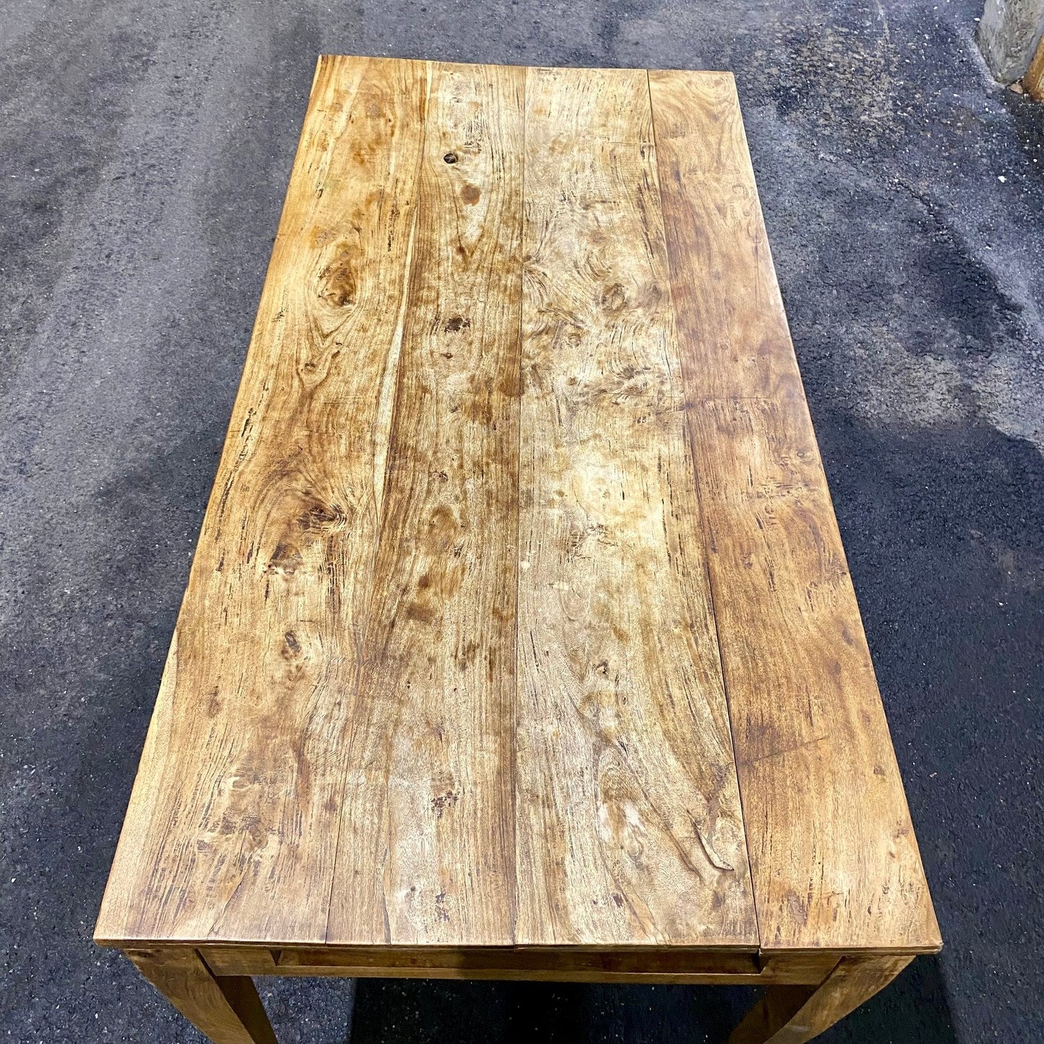 Pattern: French Oak Farmhouse Table – Curiosité Göteborg | Fransk vintageinredning från Curiosité