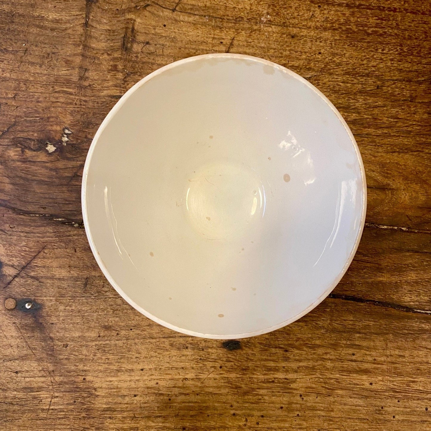 Pattern: French Vintage Café au Lait Bowl – Digoin, Red Striped – Curiosité Göteborg | Fransk vintageinredning från Curiosité