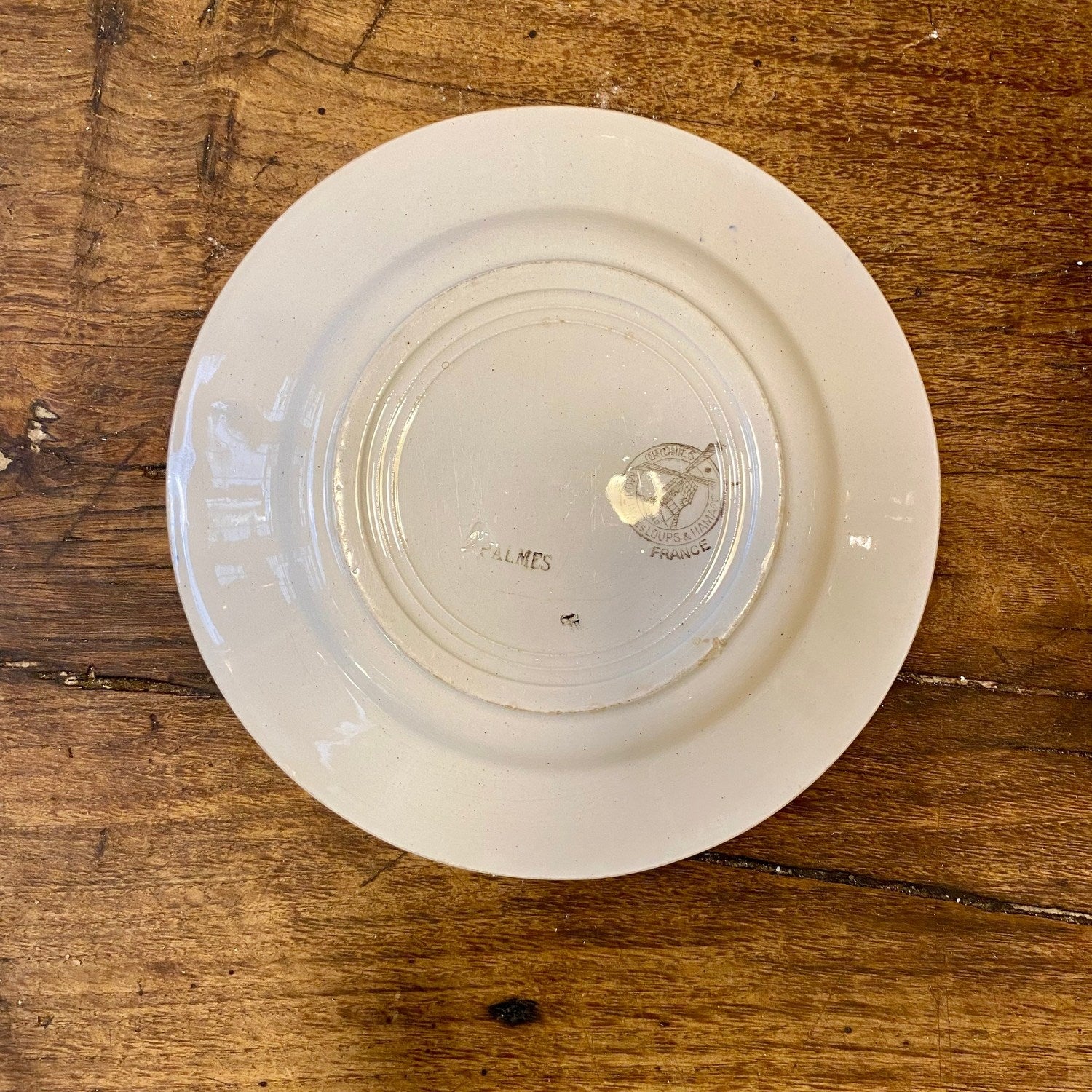 Pattern: French Vintage Dessert Plate – Moulin des Loups – Curiosité Göteborg | Fransk vintageinredning från Curiosité