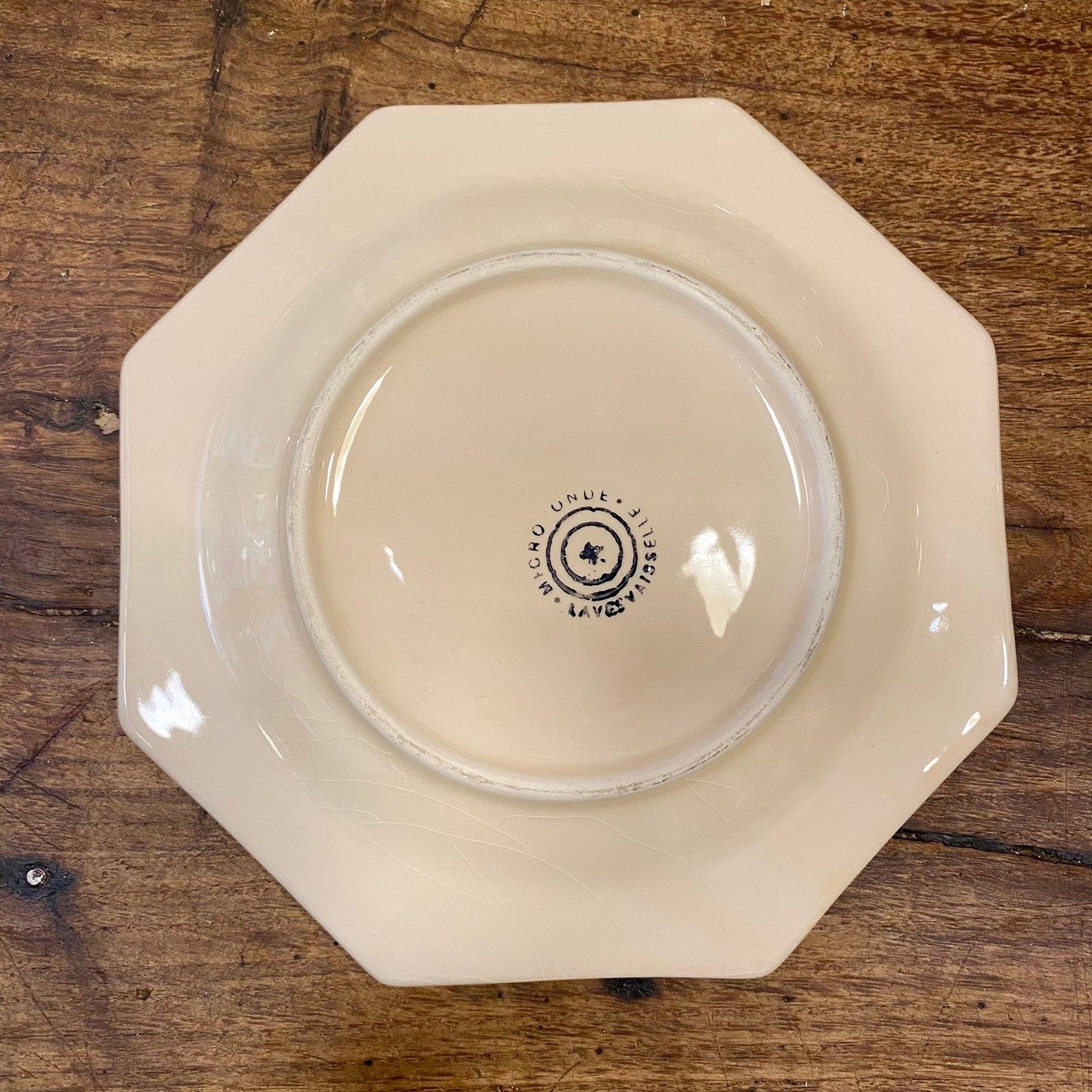 Pattern: French Vintage Octagonal Plate – Curiosité Göteborg | Fransk vintageinredning från Curiosité