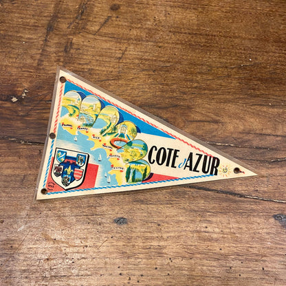 Vintage Côte d’Azur Pennant