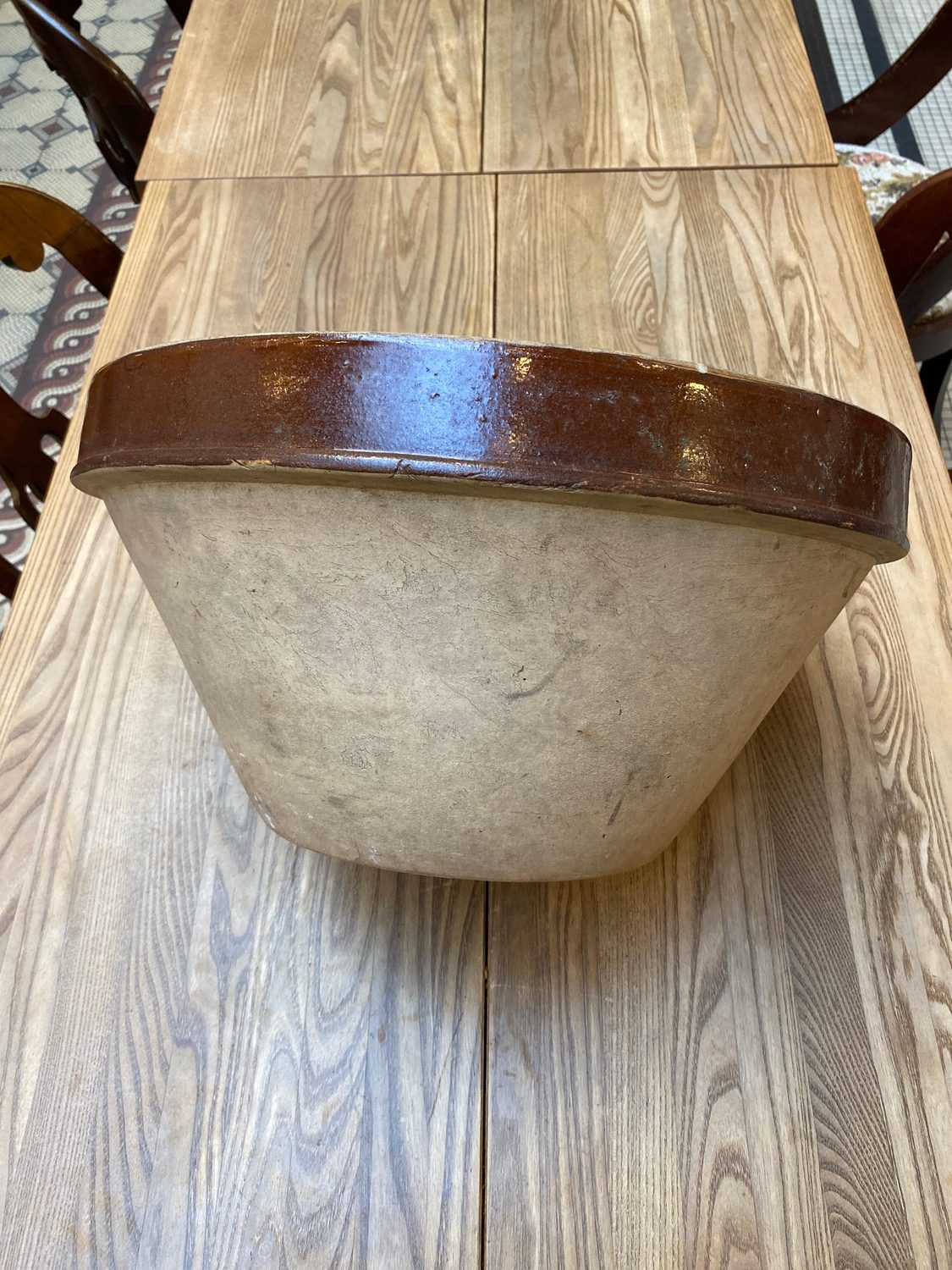Pattern: Giant Vintage French Mixing Bowl – Curiosité Göteborg | Fransk vintageinredning från Curiosité