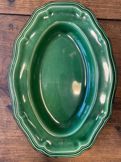 Pattern: Green Platter by R. Hilch – Dieulefit – Curiosité Göteborg | Fransk vintageinredning från Curiosité