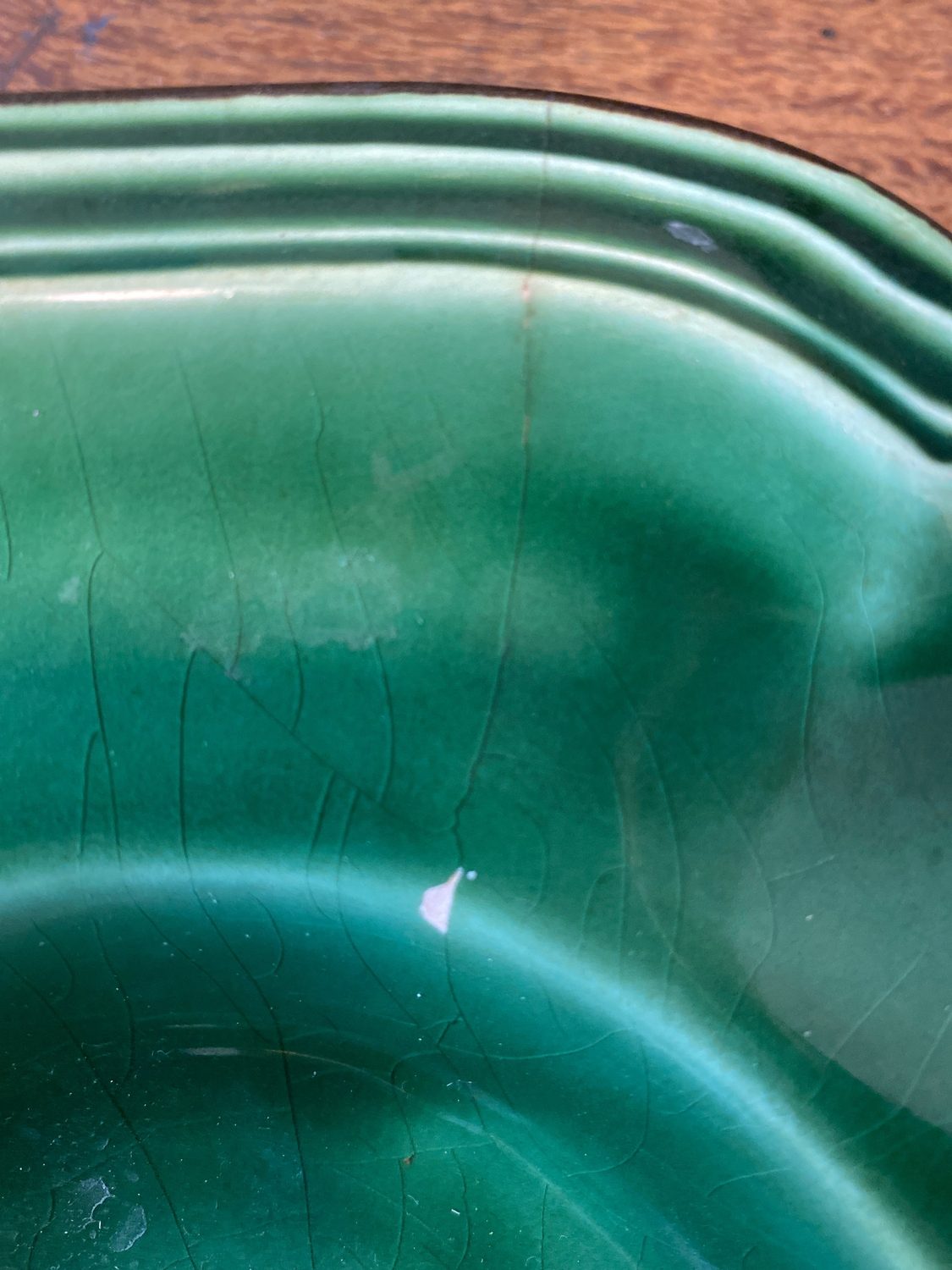 Pattern: Green Platter by R. Hilch – Dieulefit – Curiosité Göteborg | Fransk vintageinredning från Curiosité