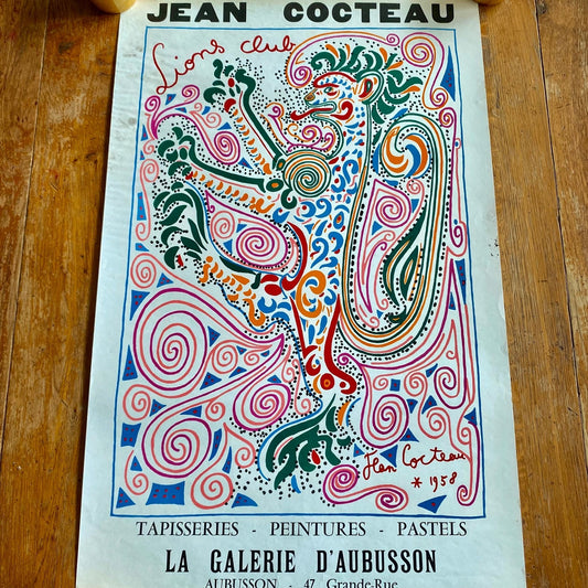 Pattern: Jean Cocteau – La Galerie d’Aubusson 1970 – Curiosité Göteborg | Fransk vintageinredning från Curiosité