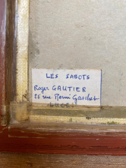 Pattern: Les Sabots by Roger Gautier – Curiosité Göteborg | Fransk vintageinredning från Curiosité