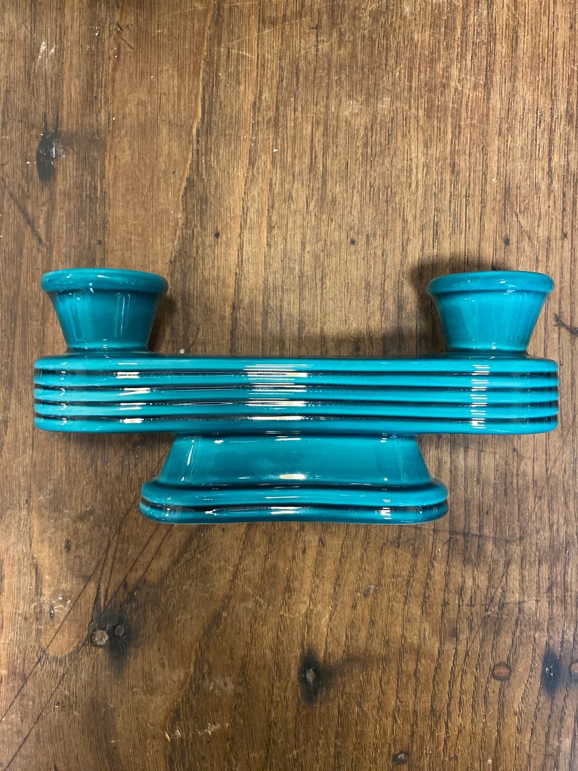 Pattern: Mid-Century Turquoise Candleholder – Curiosité Göteborg | Fransk vintageinredning från Curiosité