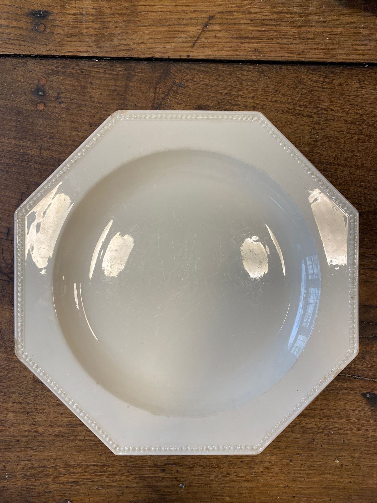 Octagonal serving dish