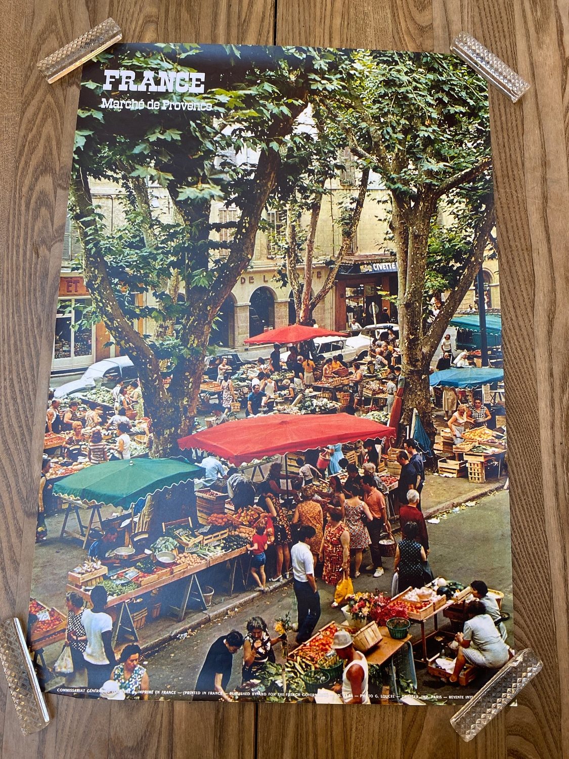 Pattern: Marché de Provence Poster – Curiosité Göteborg | Fransk vintageinredning från Curiosité