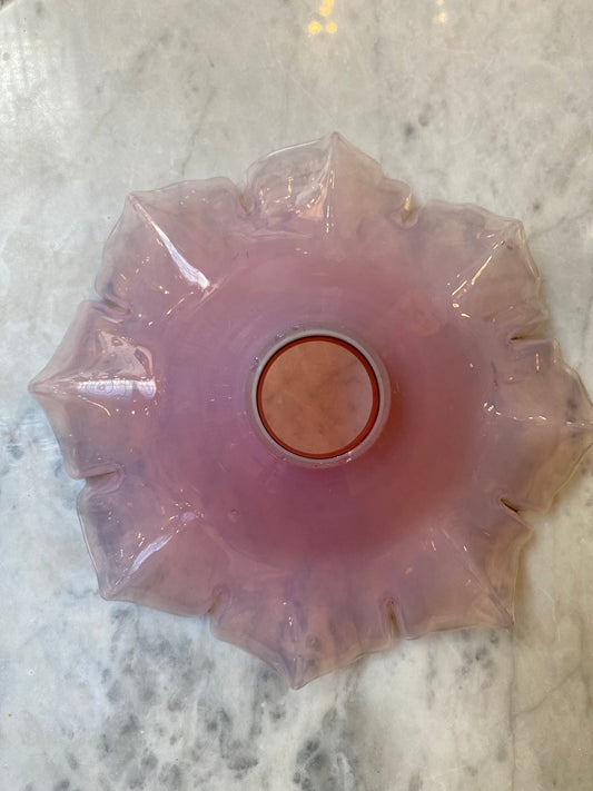 Pattern: Pink Opaline Lampshade – Curiosité Göteborg | Fransk vintageinredning från Curiosité
