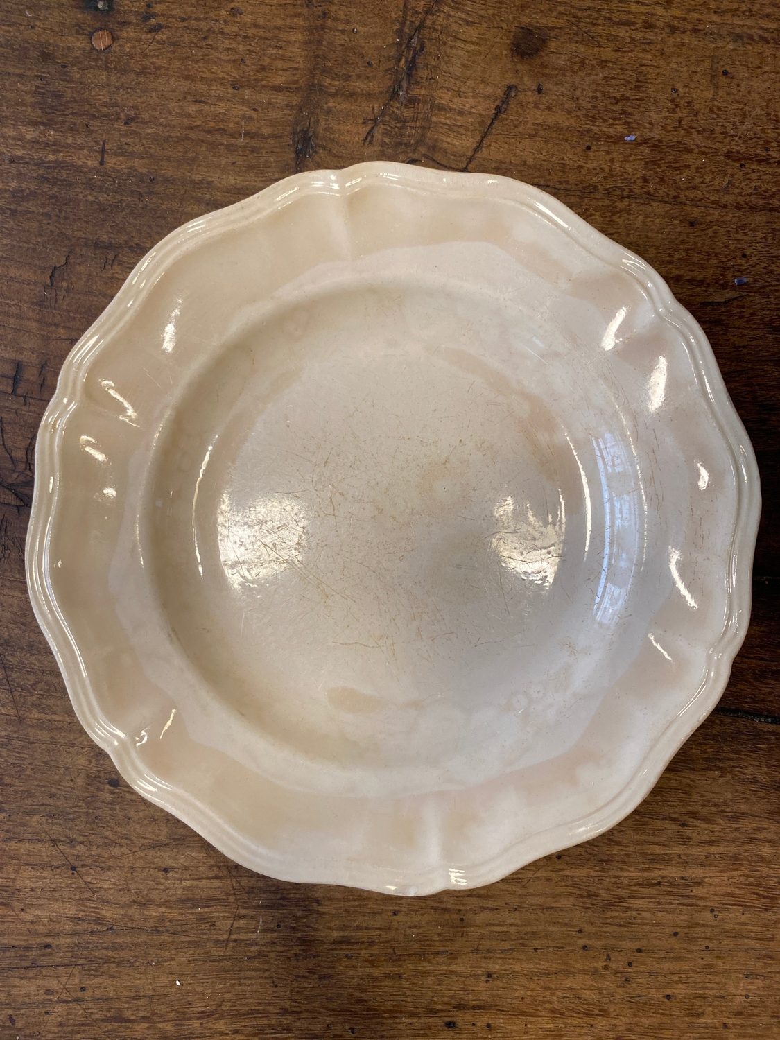 Pattern: Aged Digoin Sarreguemines Plate – Curiosité Göteborg | Fransk vintageinredning från Curiosité