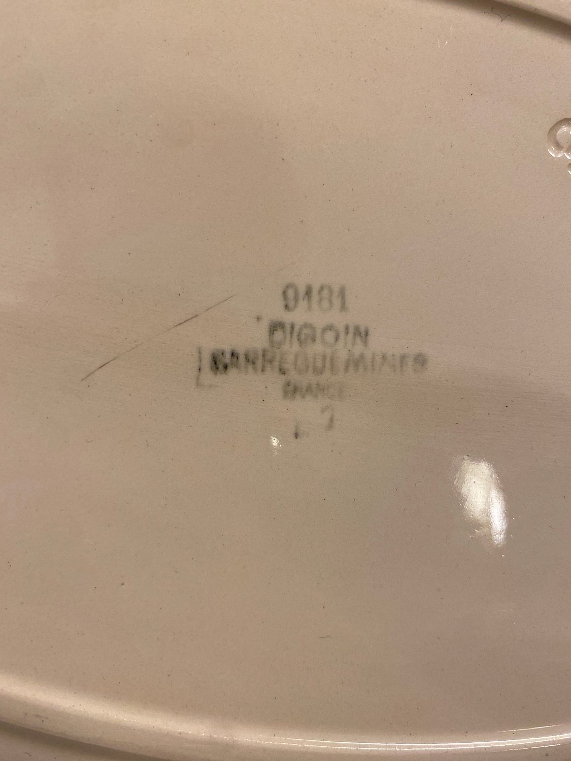 Pattern: Rose Serving Plate - Digoin – Curiosité Göteborg | Fransk vintageinredning från Curiosité