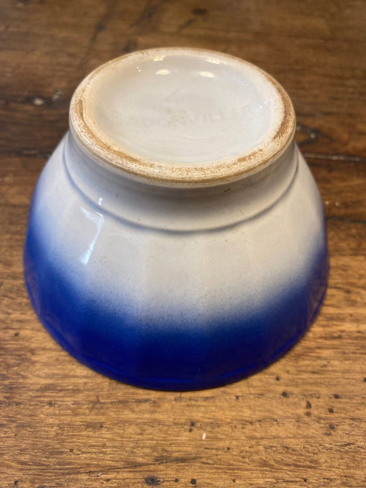 Pattern: Vintage French Café au Lait Bowl – Blue Ombré – Curiosité Göteborg | Fransk vintageinredning från Curiosité