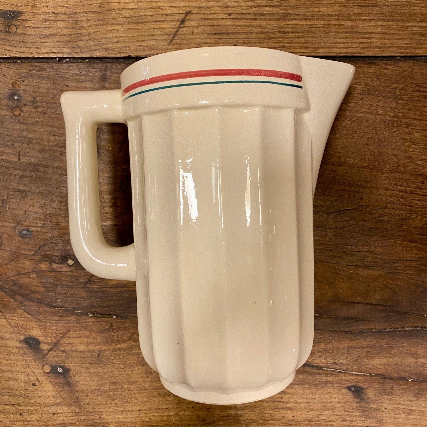 Vintage French Ceramic Jug – Sarreguemines