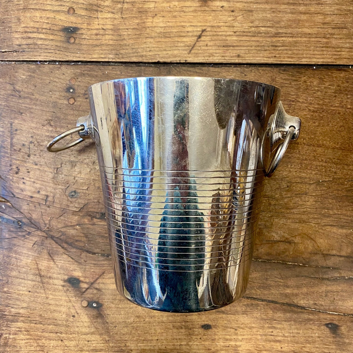 Vintage French Champagne Bucket – Simple Lines