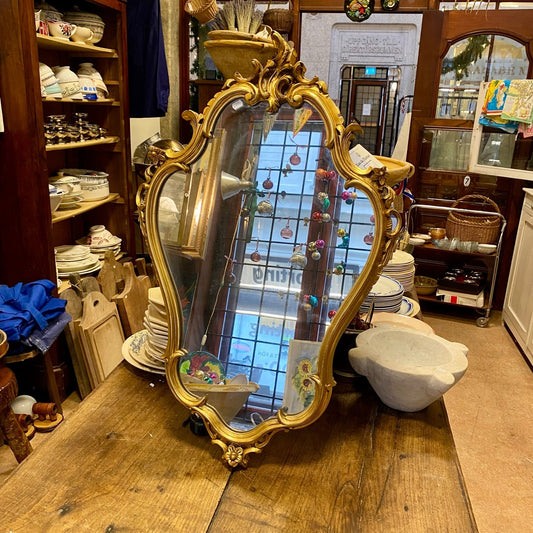 Pattern: Vintage French Gilded Mirror – Rococo Style – Curiosité Göteborg | Fransk vintageinredning från Curiosité