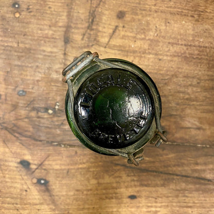 Pattern: Vintage French Green Glass Bottle – “L’Idéale” – Curiosité Göteborg | Fransk vintageinredning från Curiosité