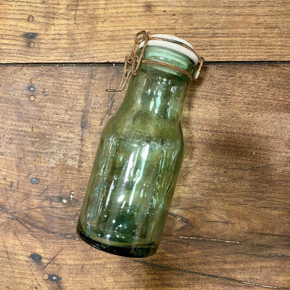Pattern: Vintage French “L’Idéale” Glass Bottle – Curiosité Göteborg | Fransk vintageinredning från Curiosité