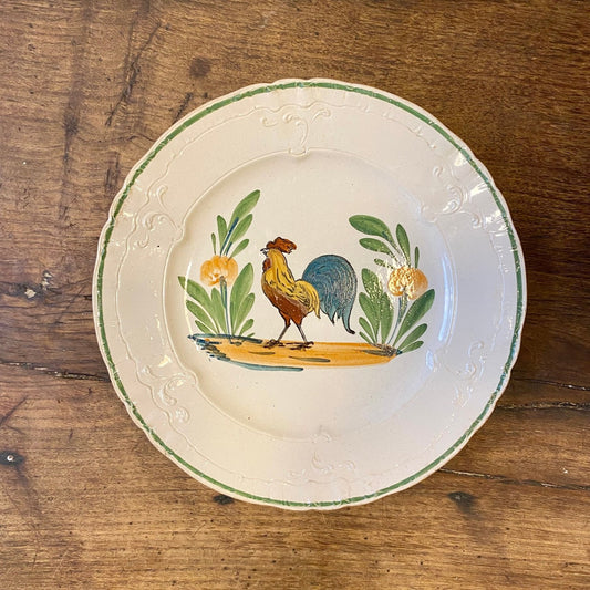 Pattern: Vintage French Longwy Faience Plate – Curiosité Göteborg | Fransk vintageinredning från Curiosité
