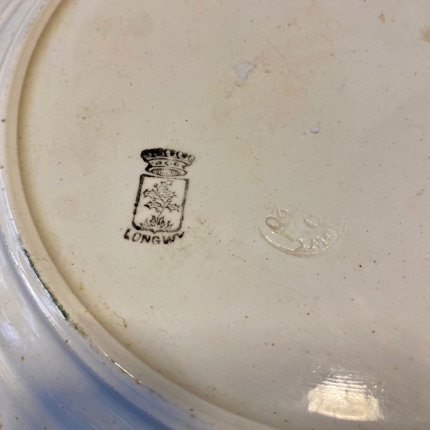 Pattern: Vintage French Longwy Faience Plate – Curiosité Göteborg | Fransk vintageinredning från Curiosité