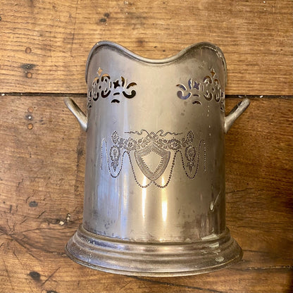 Pattern: Vintage French Metal Cooler – Cut-Out & Engraved – Curiosité Göteborg | Fransk vintageinredning från Curiosité