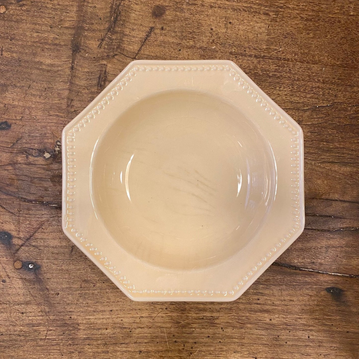Pattern: Vintage French Octagonal Plate – Curiosité Göteborg | Fransk vintageinredning från Curiosité
