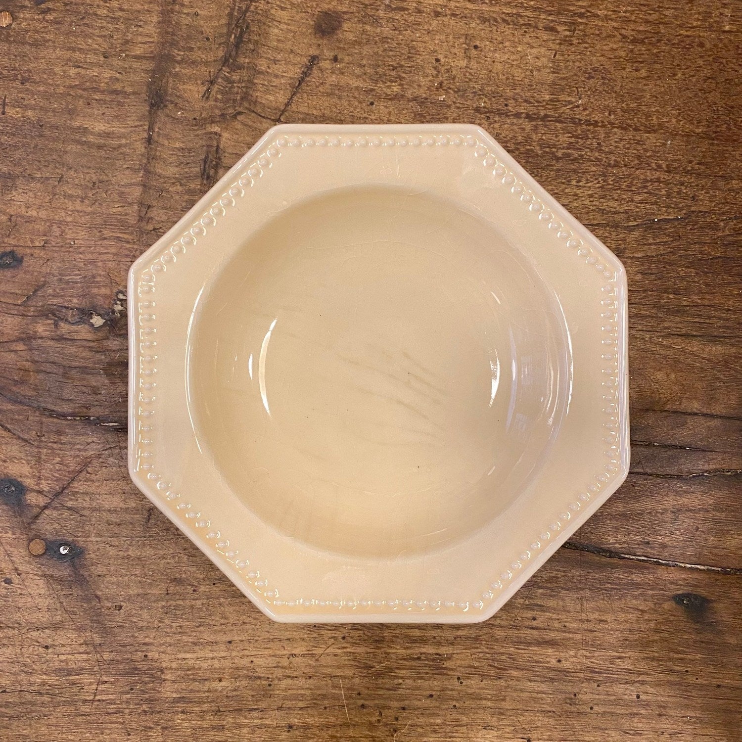 Pattern: Vintage French Octagonal Plate – Curiosité Göteborg | Fransk vintageinredning från Curiosité