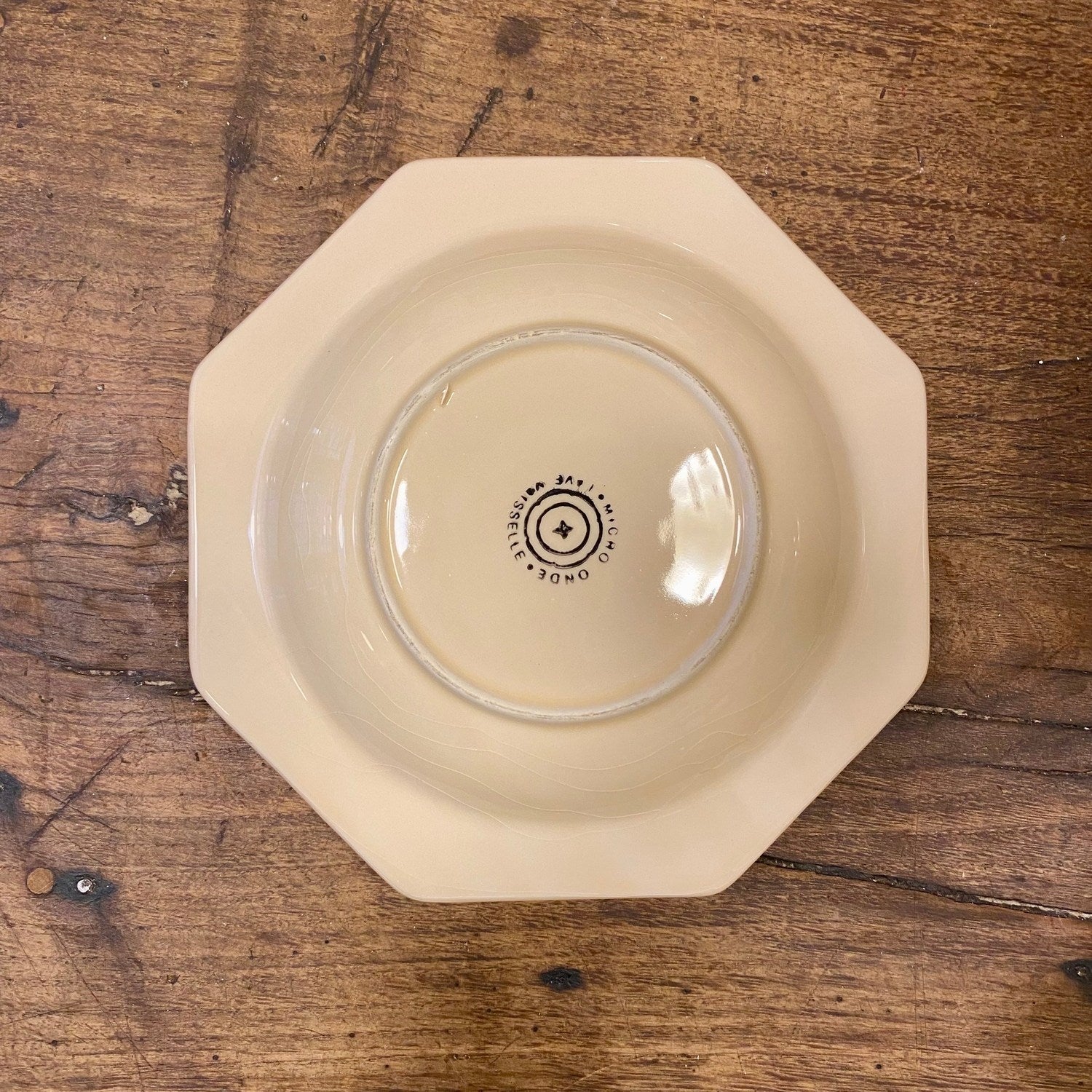 Pattern: Vintage French Octagonal Plate – Curiosité Göteborg | Fransk vintageinredning från Curiosité