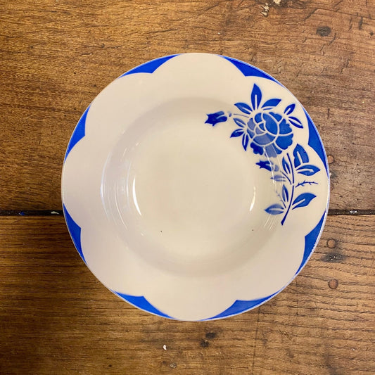 Pattern: Vintage French Sarreguemines “Corsica” Soup Plate – Curiosité Göteborg | Fransk vintageinredning från Curiosité