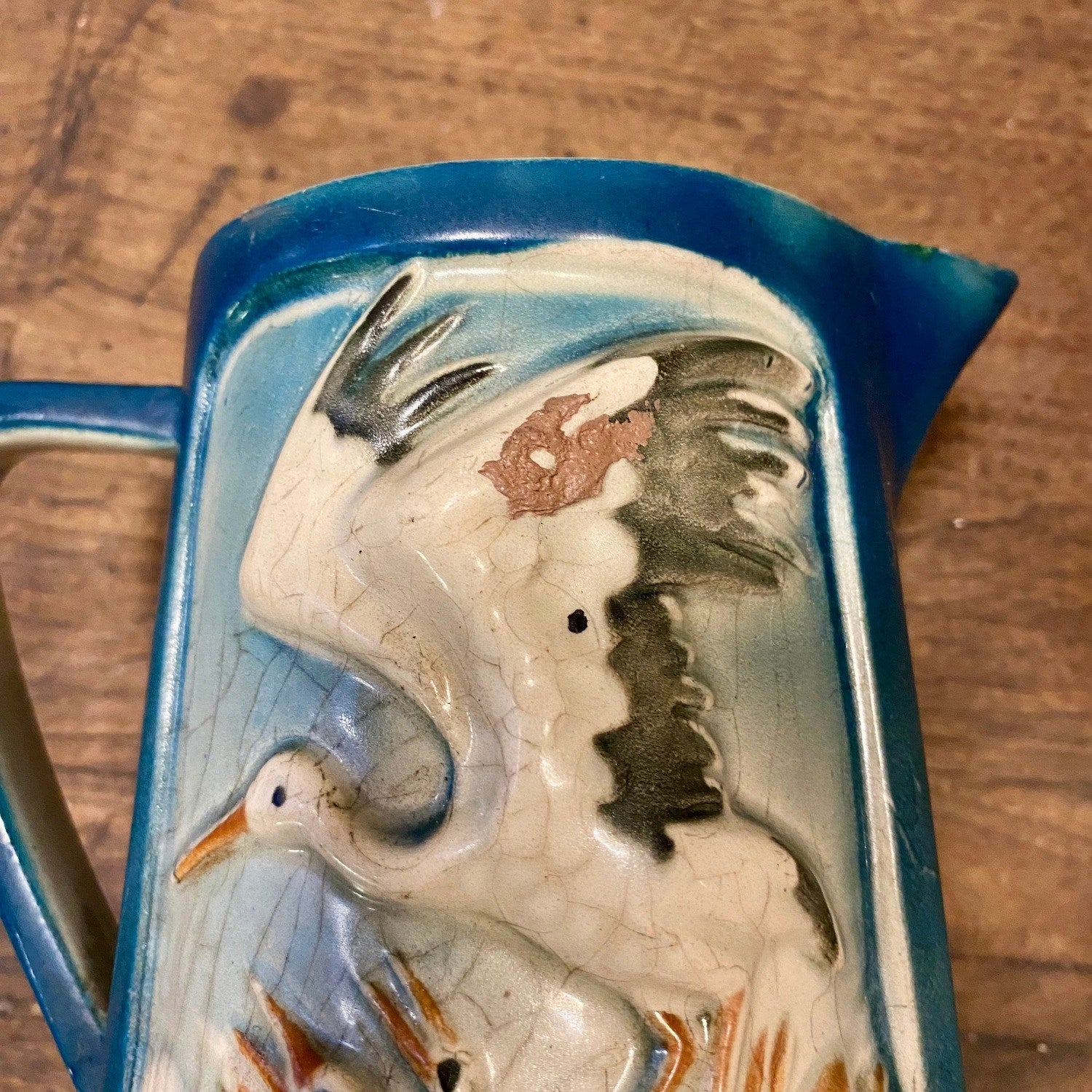 Pattern: Vintage French Stork Jug – St. Clément – Curiosité Göteborg | Fransk vintageinredning från Curiosité