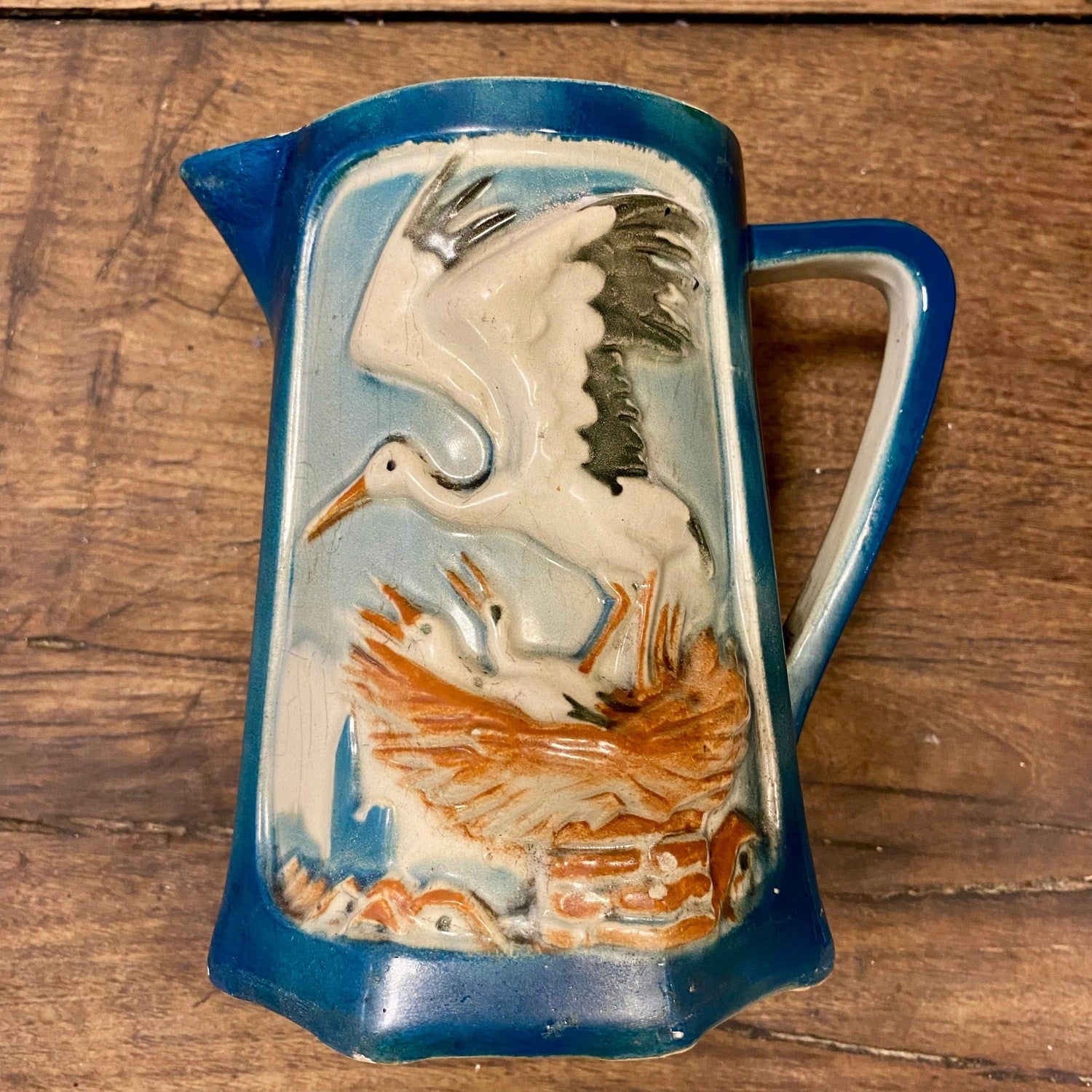 Pattern: Vintage French Stork Jug – St. Clément – Curiosité Göteborg | Fransk vintageinredning från Curiosité