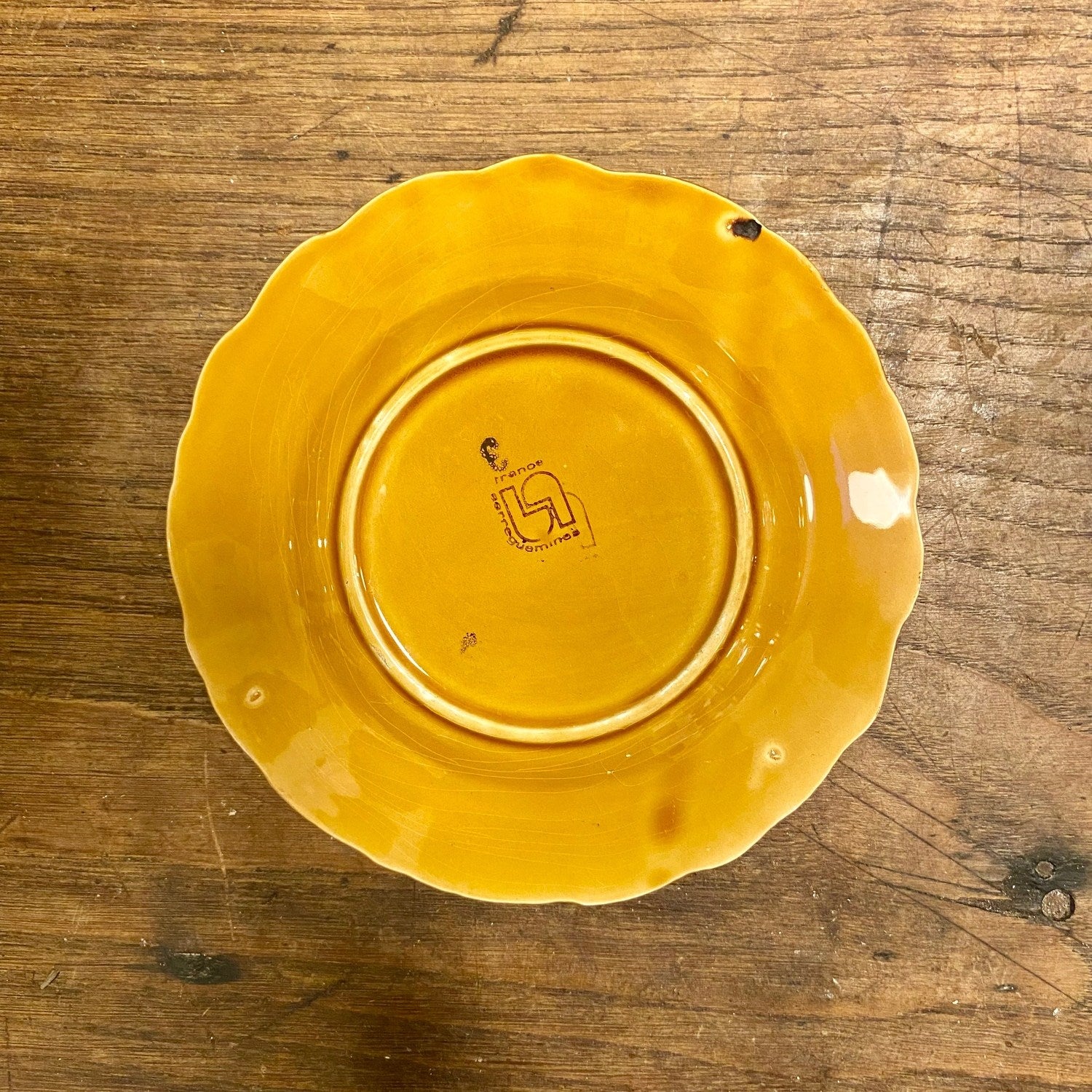 Pattern: Vintage Fruit Plate - Sarreguemines – Curiosité Göteborg | Fransk vintageinredning från Curiosité