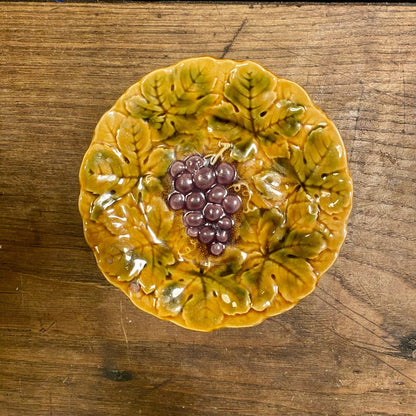 Pattern: Vintage Fruit Plate - Sarreguemines – Curiosité Göteborg | Fransk vintageinredning från Curiosité