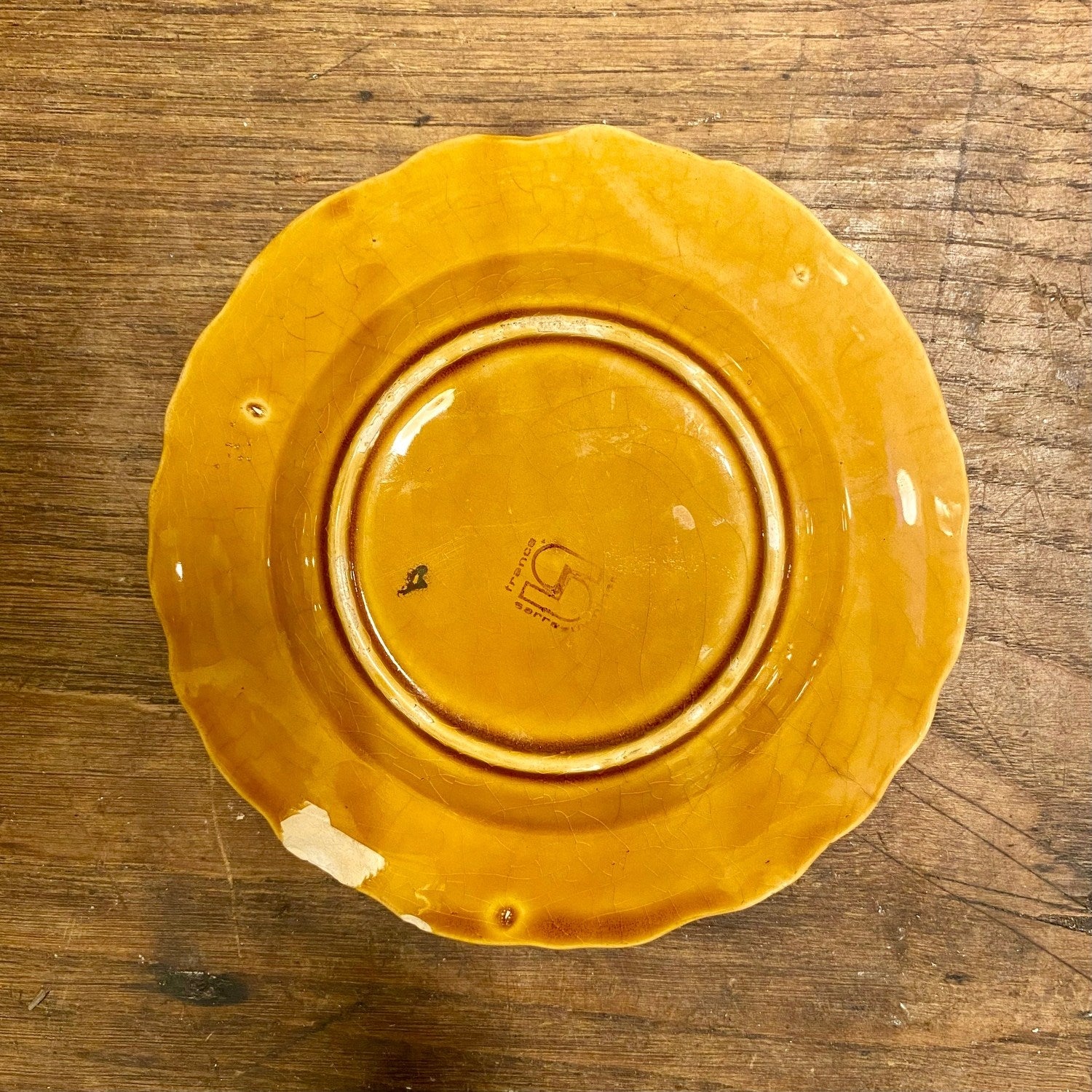 Pattern: Vintage Fruit Plate - Sarreguemines – Curiosité Göteborg | Fransk vintageinredning från Curiosité